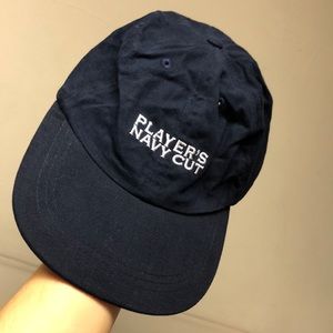 Players navy cut cap